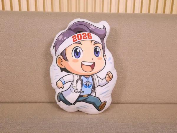 หมอนไดคัททรง Mascot ผ้าขนนาโน