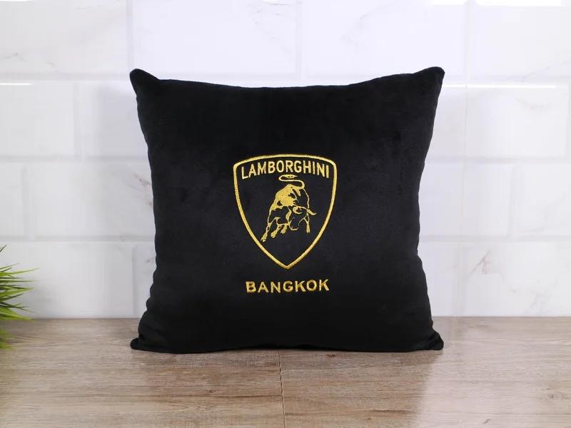 หมอนอิง Lamborghini Bangkok ปักโลโก้